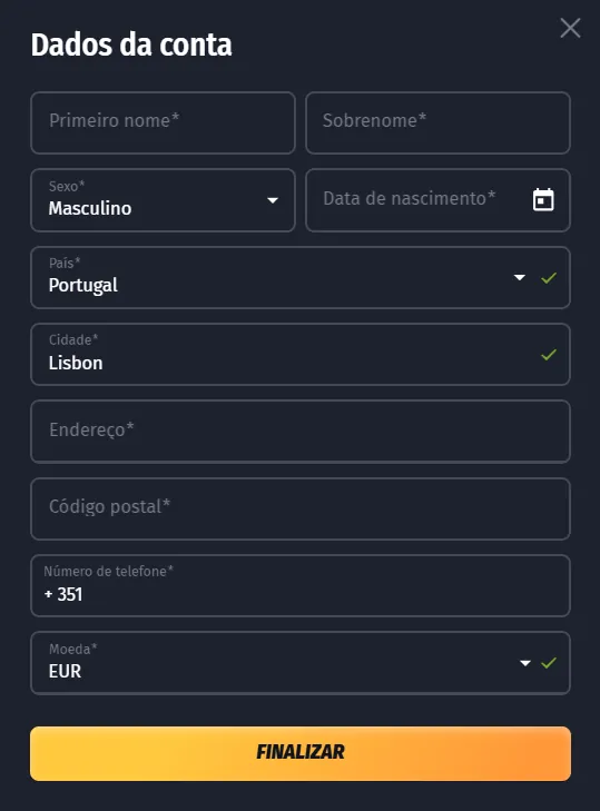 winshark registration page